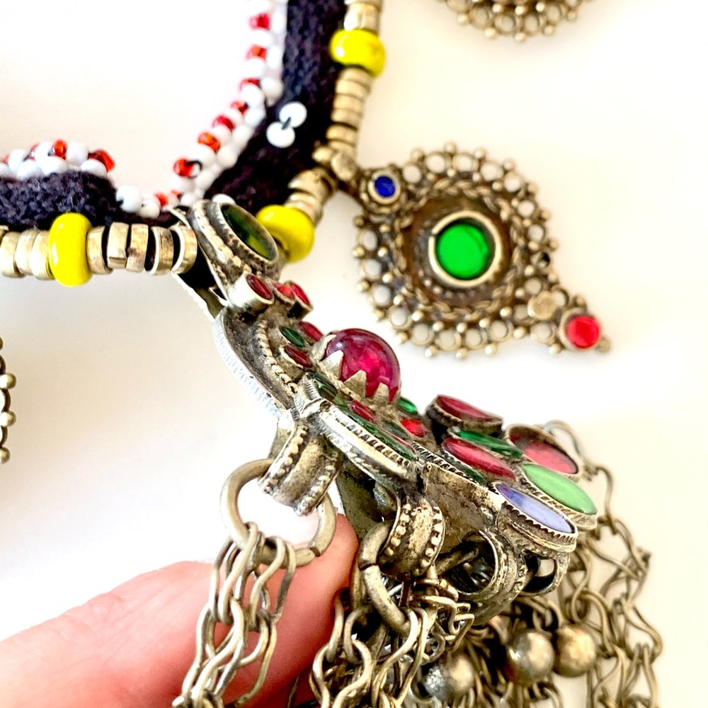 Bib Necklace, Dramatic, Middle Eastern - image 6